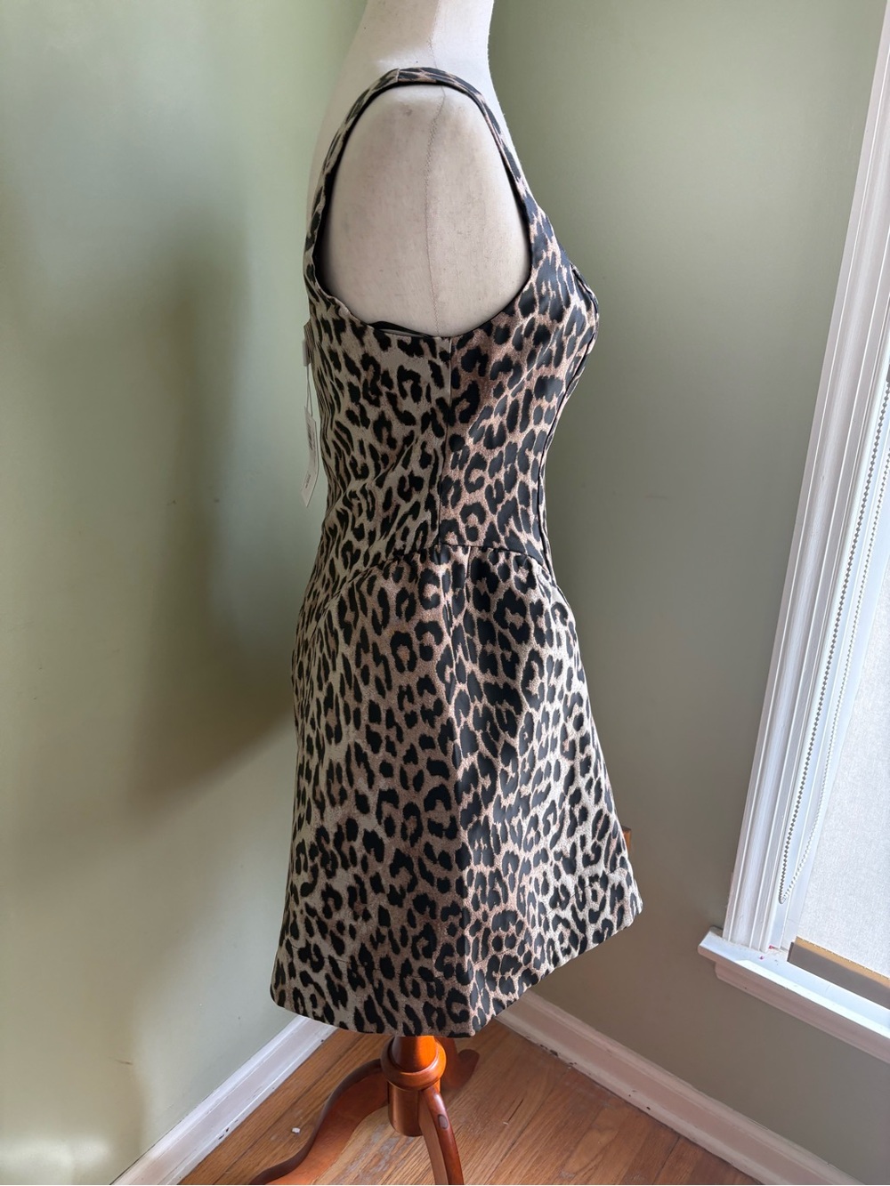 NWT Astr the Label Claudie Leopard Print Minidress Size Small. Retail 225 - Picture 3 of 16